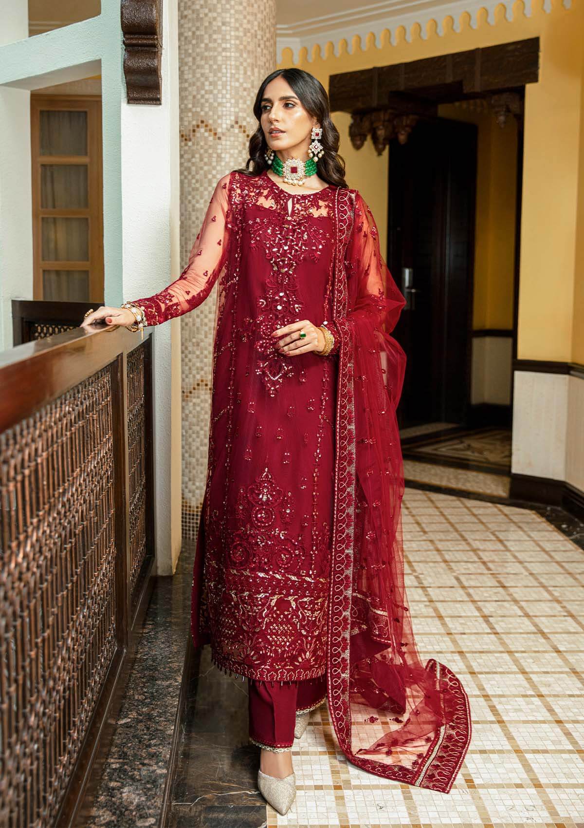 Aik Atelier | Formals Collection | GLOSSIER - LOOK 03 - Rang-e-Khaas
