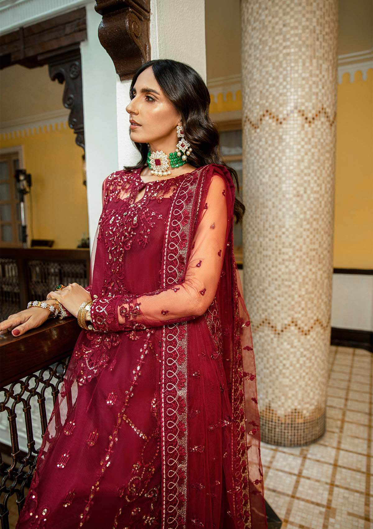 Aik Atelier | Formals Collection | GLOSSIER - LOOK 03 - Rang-e-Khaas