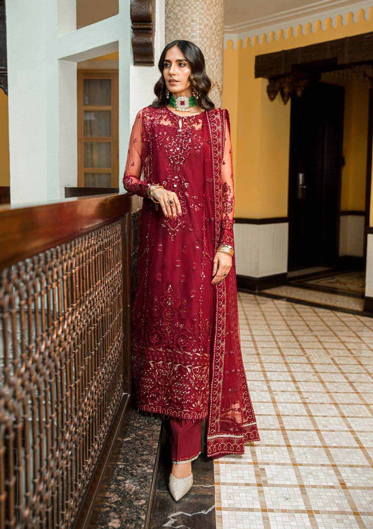 Aik Atelier | Formals Collection | GLOSSIER - LOOK 03 - Rang-e-Khaas