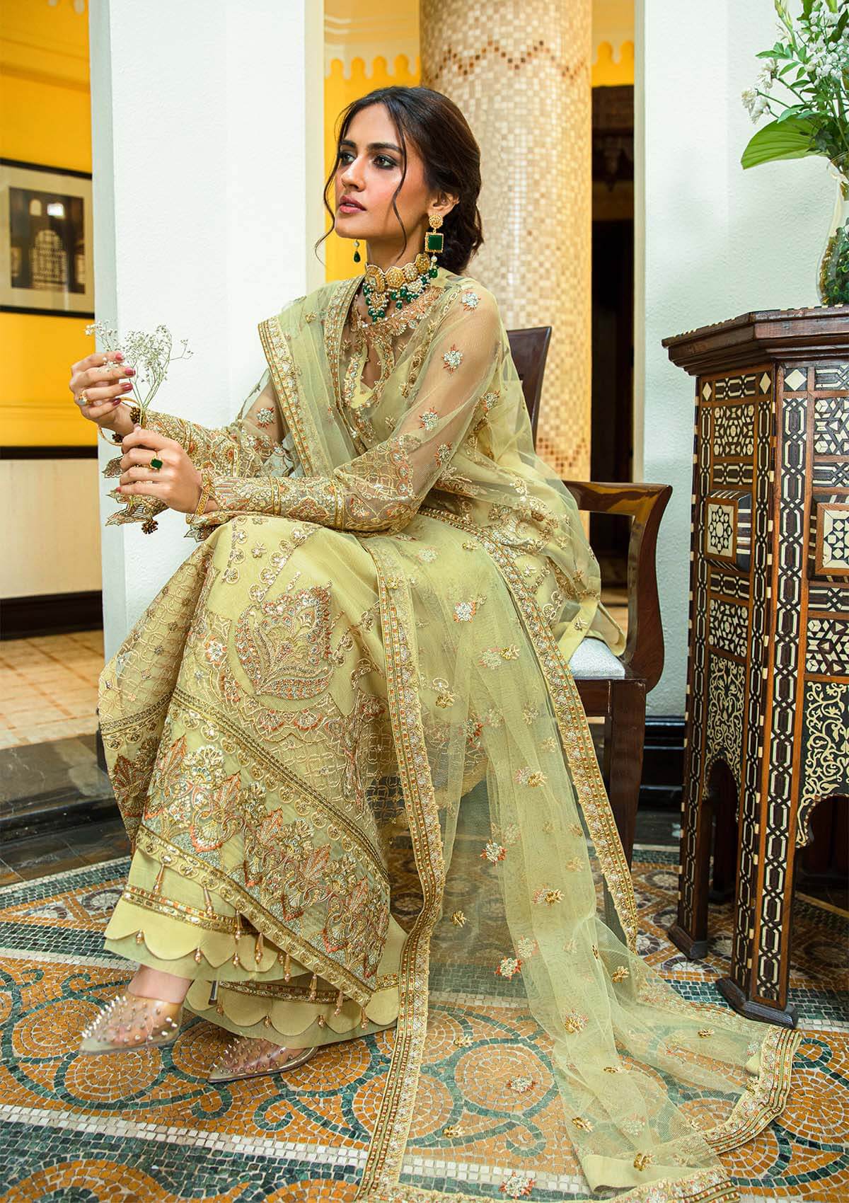 Aik Atelier | Formals Collection | GLOSSIER - LOOK 05 - Rang-e-Khaas