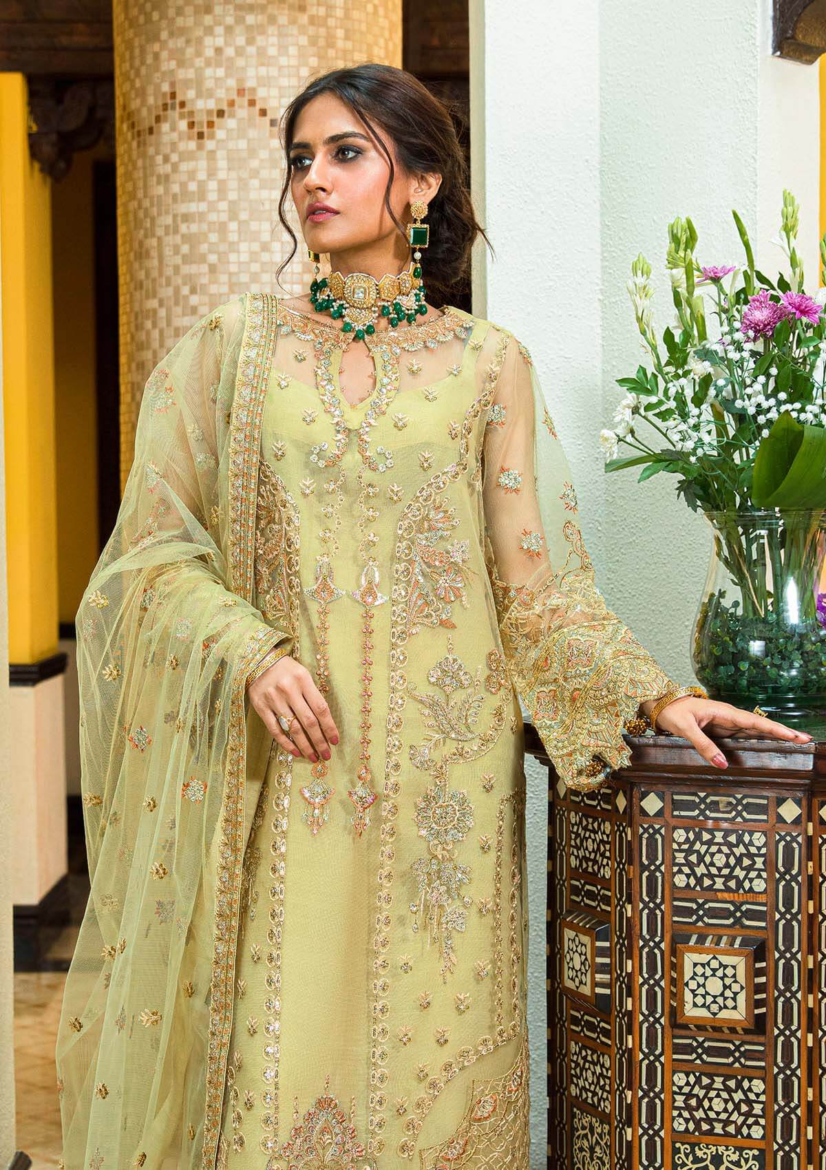 Aik Atelier | Formals Collection | GLOSSIER - LOOK 05 - Rang-e-Khaas