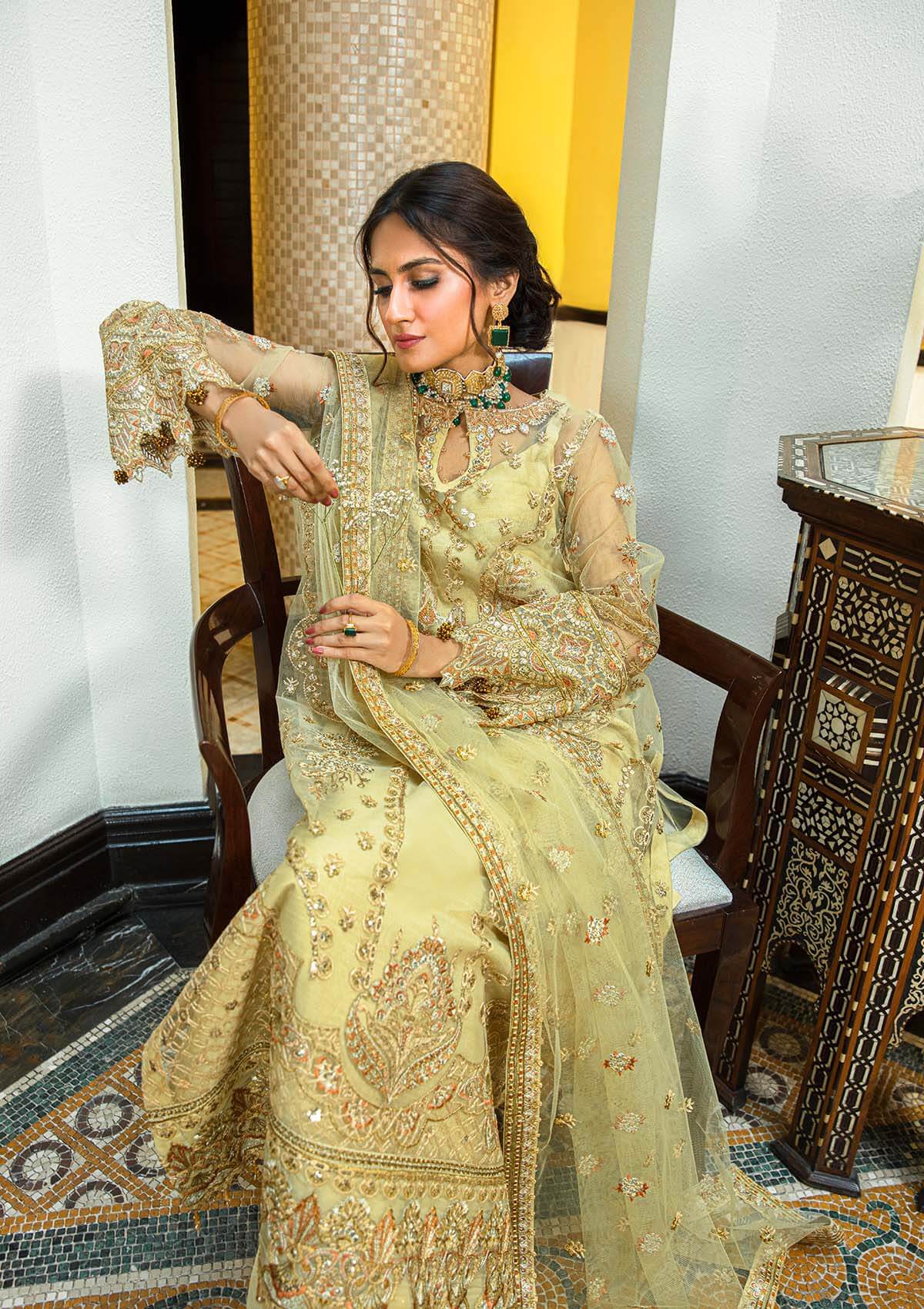 Aik Atelier | Formals Collection | GLOSSIER - LOOK 05 - Rang-e-Khaas