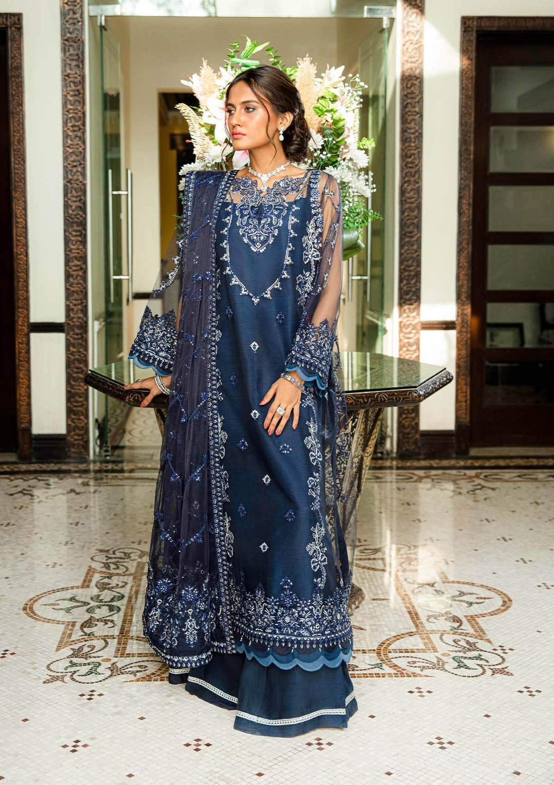 Aik Atelier | Formals Collection | GLOSSIER - LOOK 06 - Rang-e-Khaas