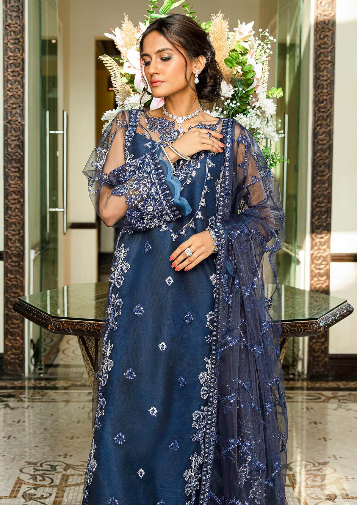 Aik Atelier | Formals Collection | GLOSSIER - LOOK 06 - Rang-e-Khaas