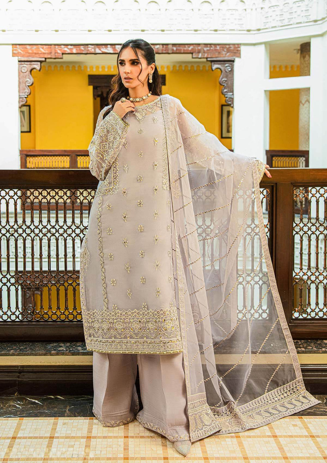 Aik Atelier | Formals Collection | GLOSSIER - LOOK 07 - Rang-e-Khaas