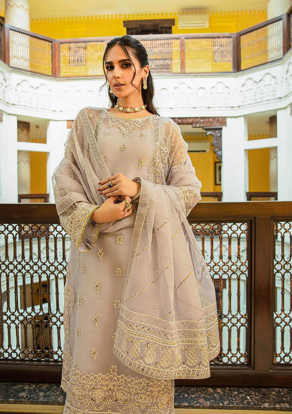 Aik Atelier | Formals Collection | GLOSSIER - LOOK 07 - Rang-e-Khaas