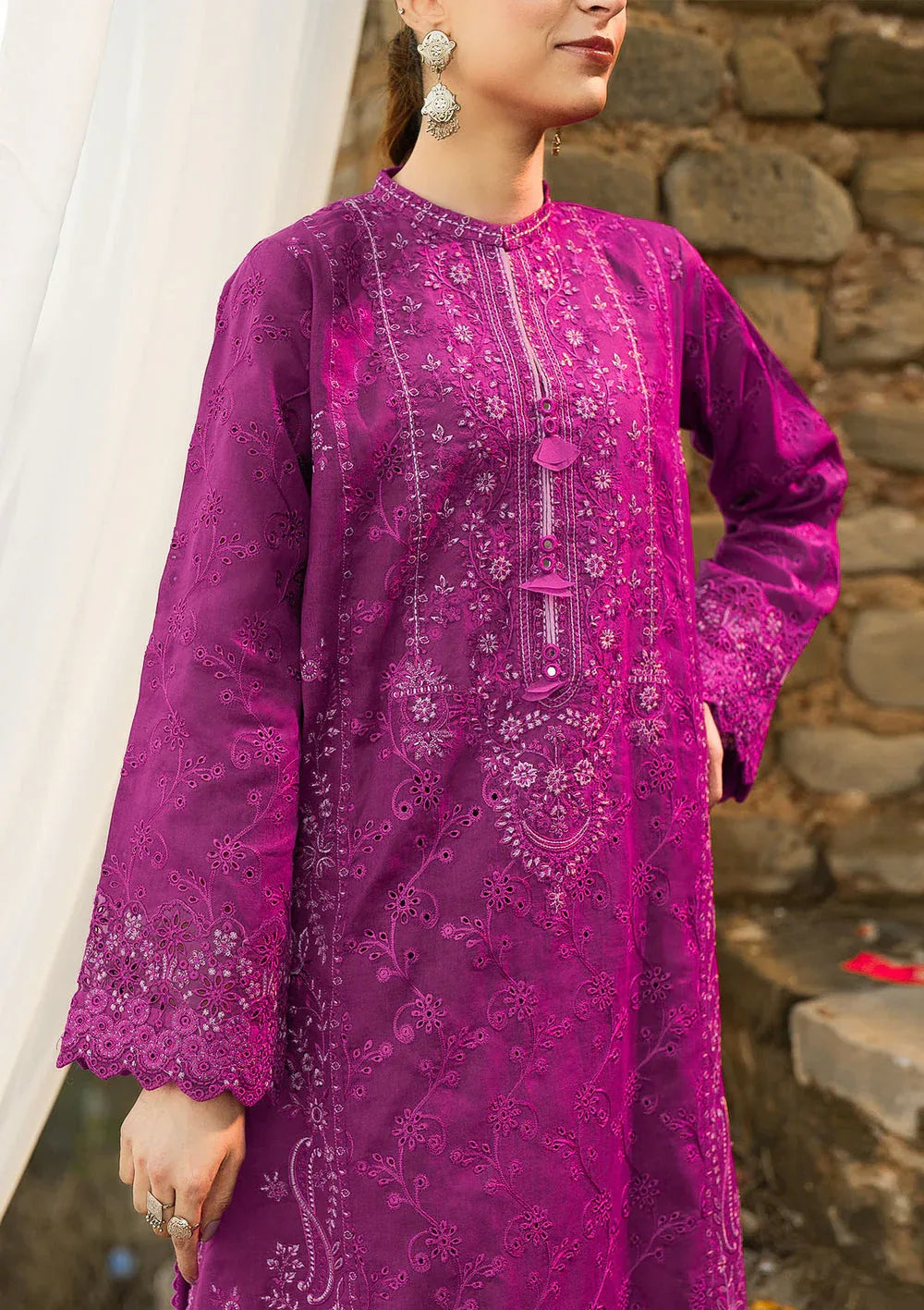 Aik Atelier | Pardes Lawn 24 | LOOK 04 - Rang-e-Khaas