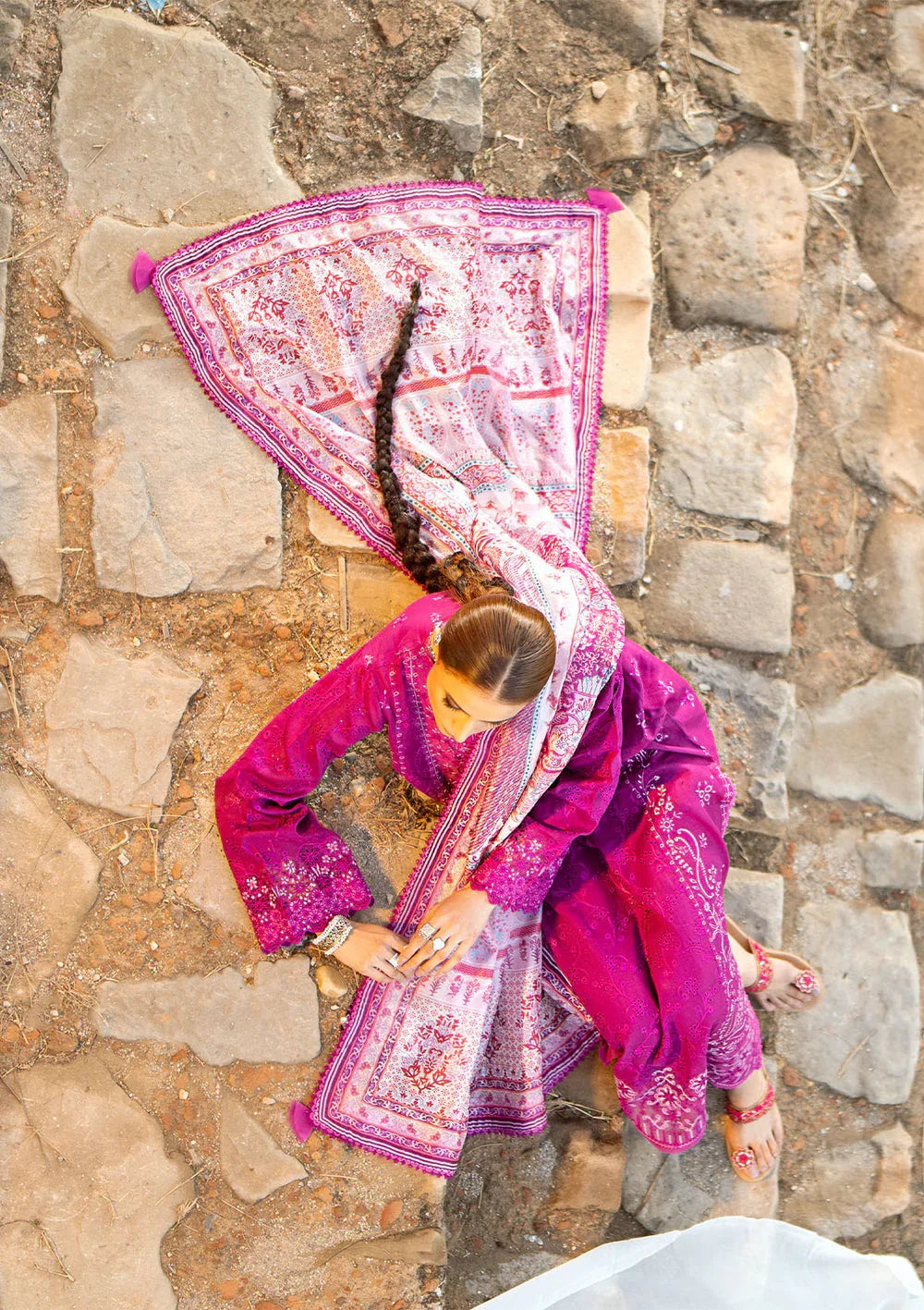 Aik Atelier | Pardes Lawn 24 | LOOK 04 - Rang-e-Khaas