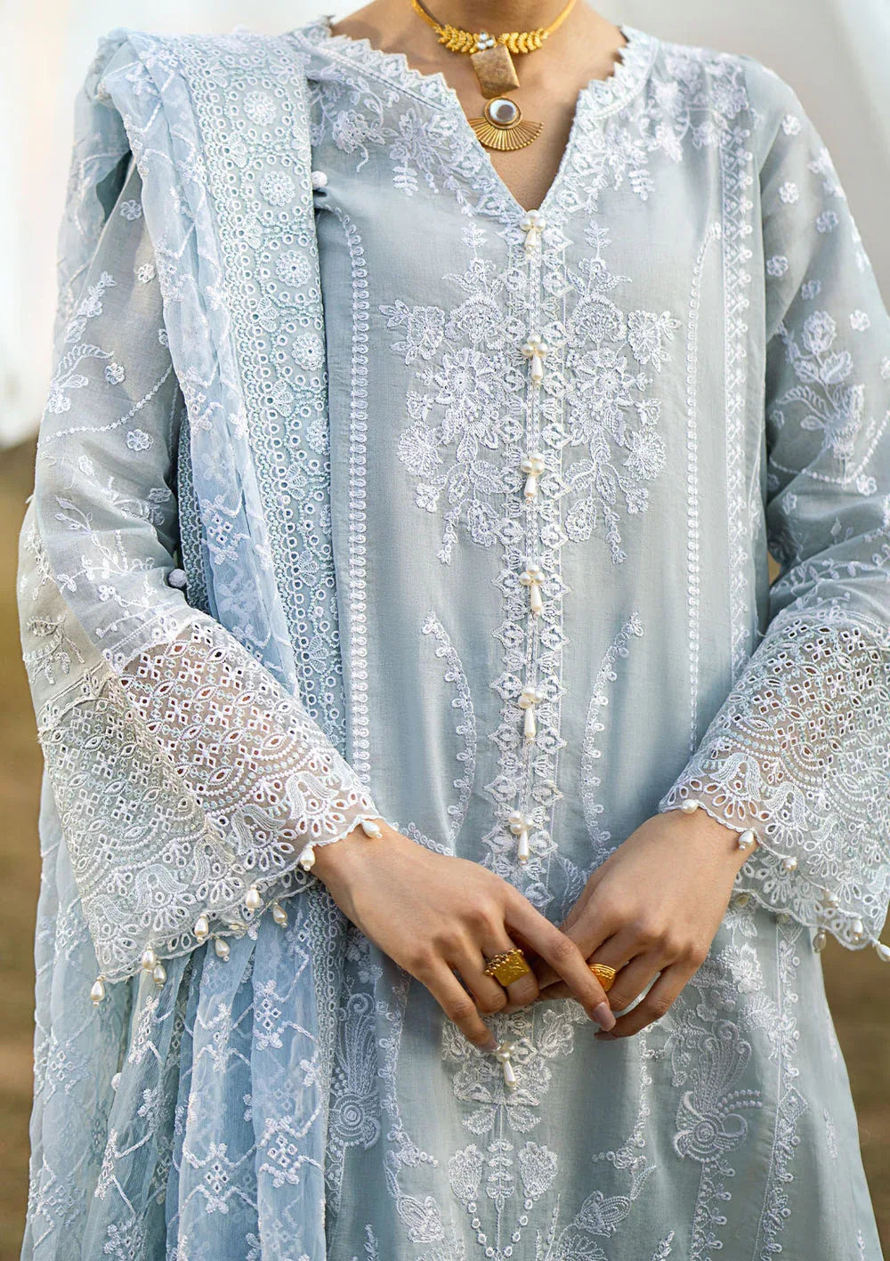 Aik Atelier | Pardes Lawn 24 | LOOK 05 - Rang-e-Khaas
