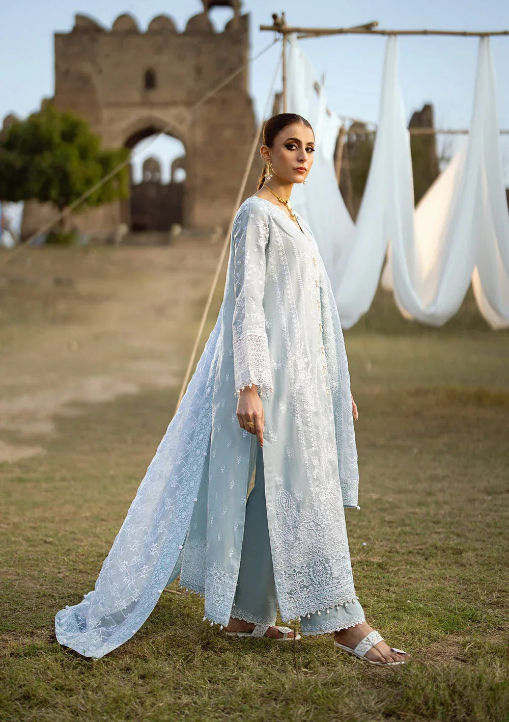 Aik Atelier | Pardes Lawn 24 | LOOK 05 - Rang-e-Khaas
