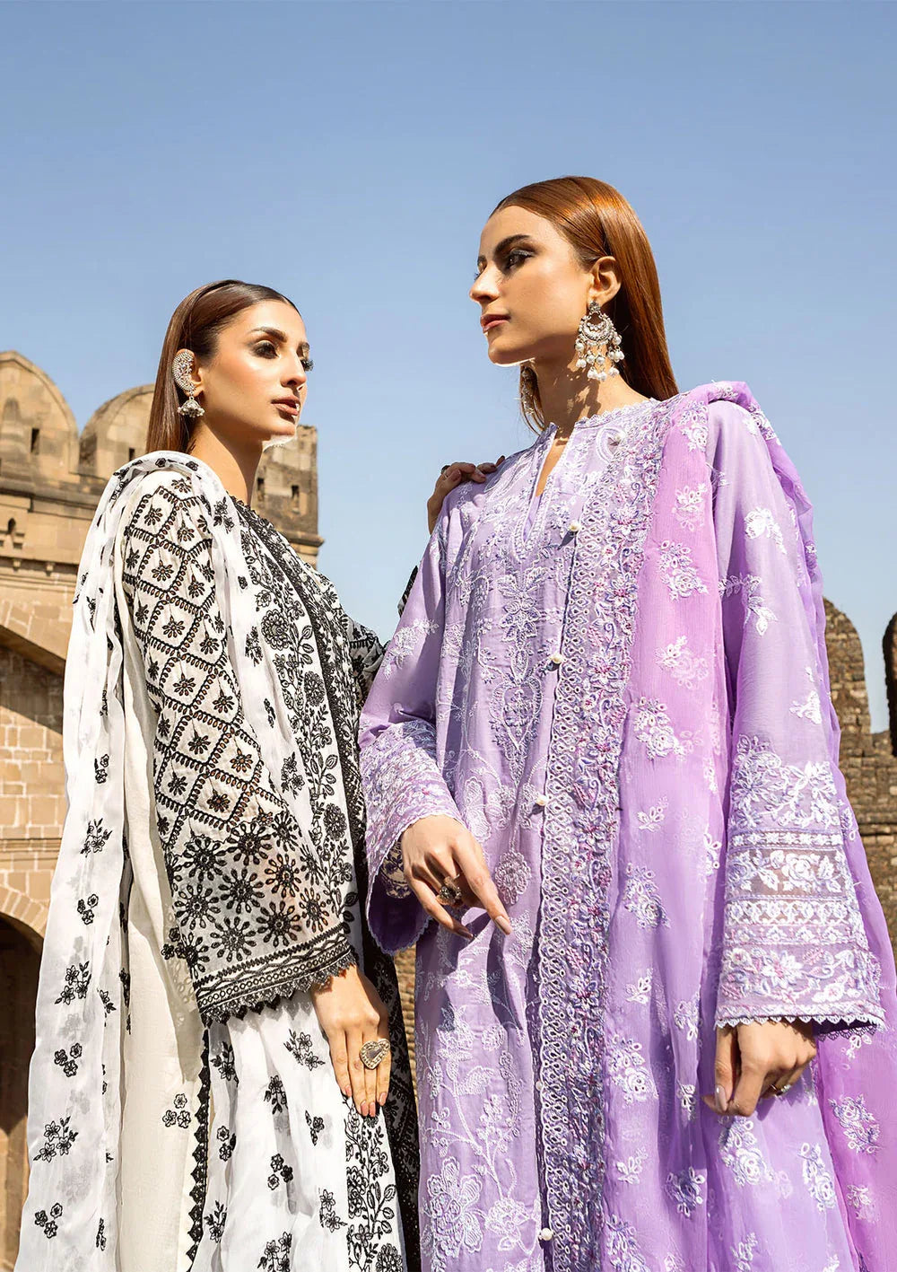 Aik Atelier | Pardes Lawn 24 | LOOK 07 - Rang-e-Khaas