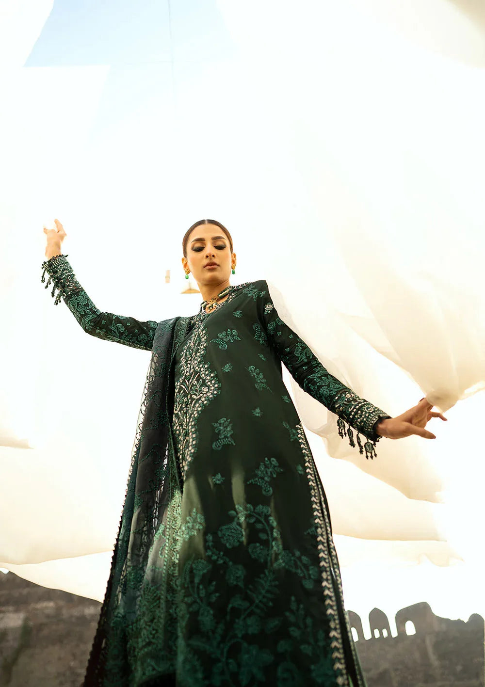 Aik Atelier | Pardes Lawn 24 | LOOK 10 - Rang-e-Khaas