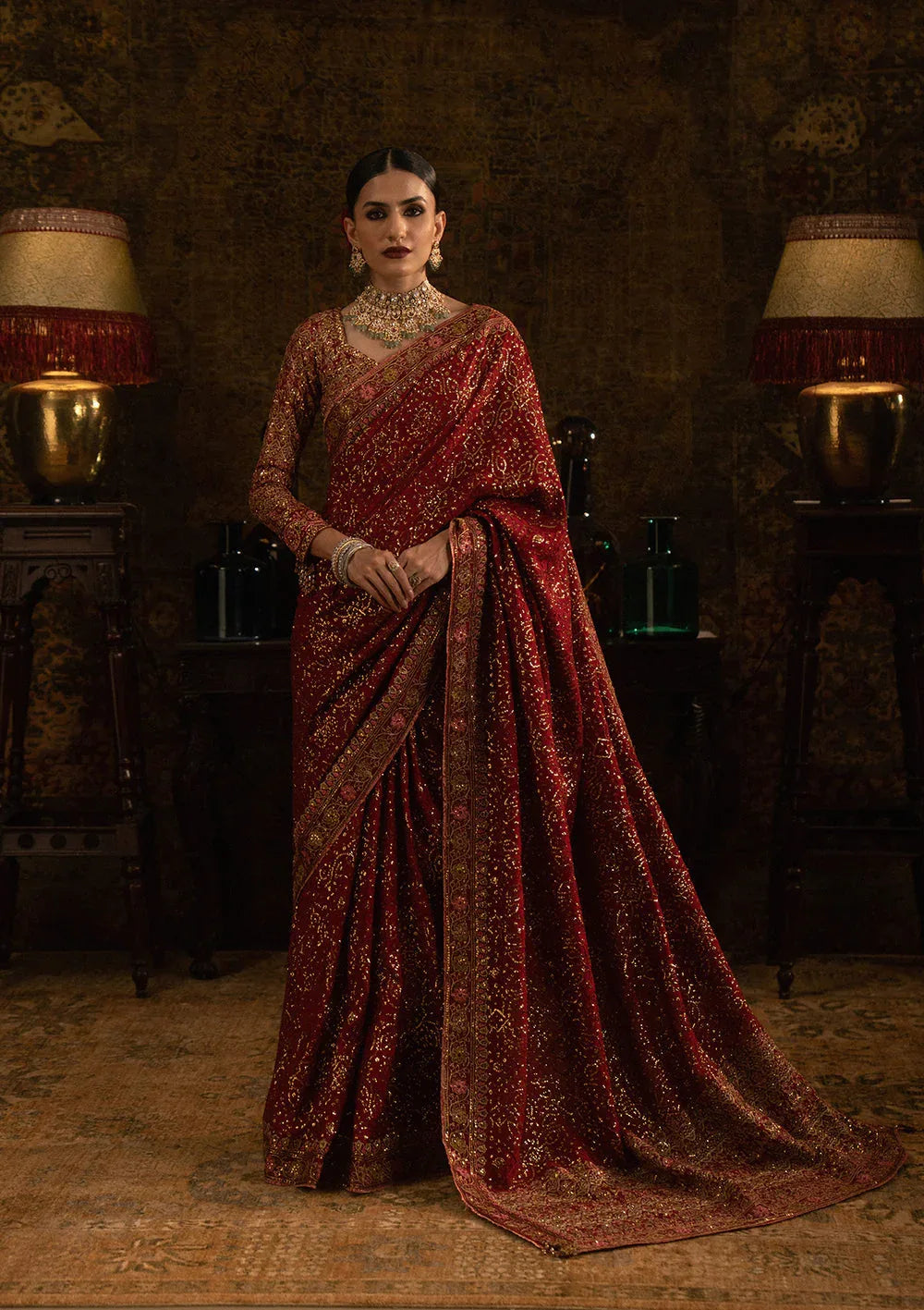 Aik Atelier | Sari Edit 25 | LOOK 01 - Rang-e-Khaas