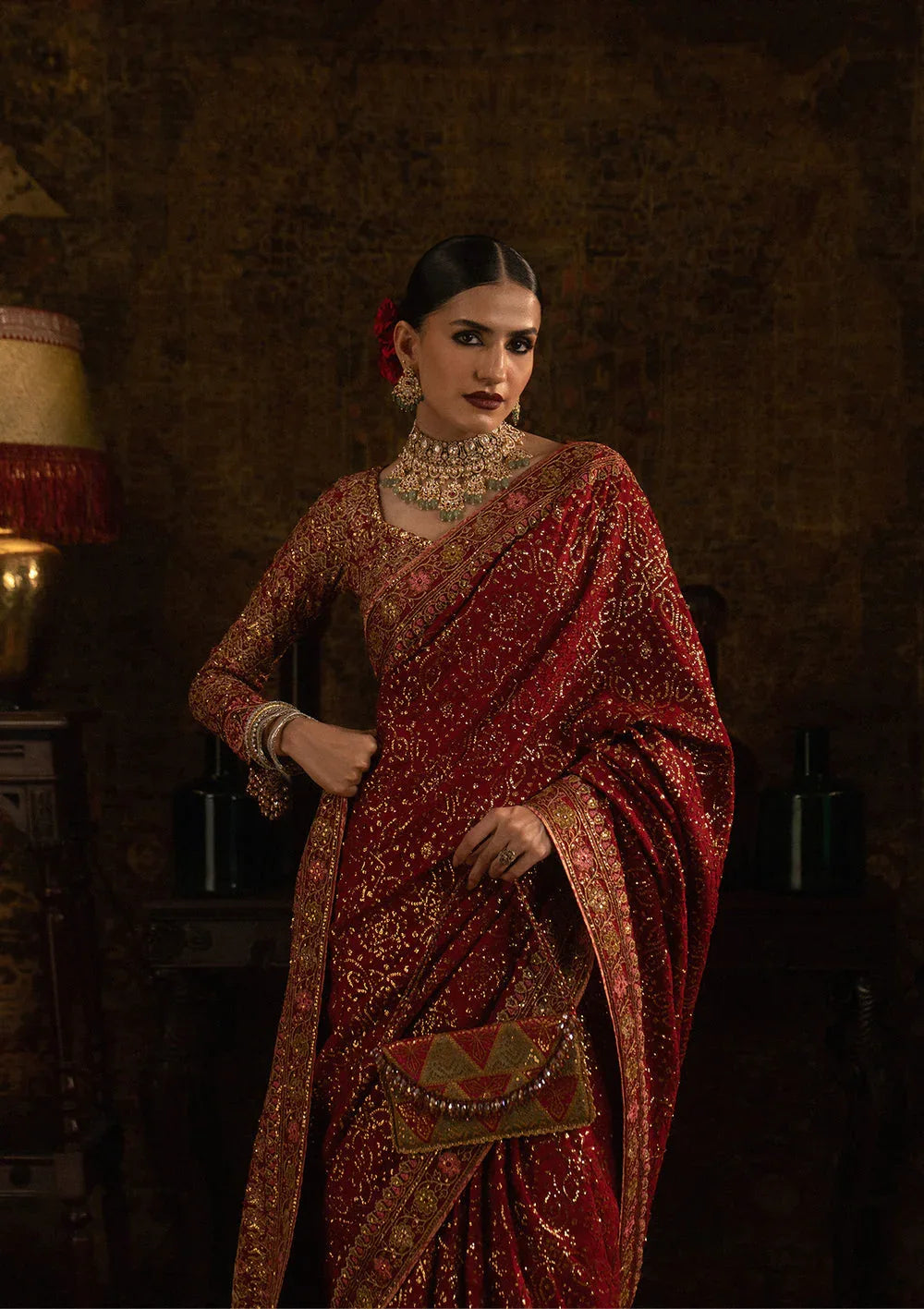 Aik Atelier | Sari Edit 25 | LOOK 01 - Rang-e-Khaas