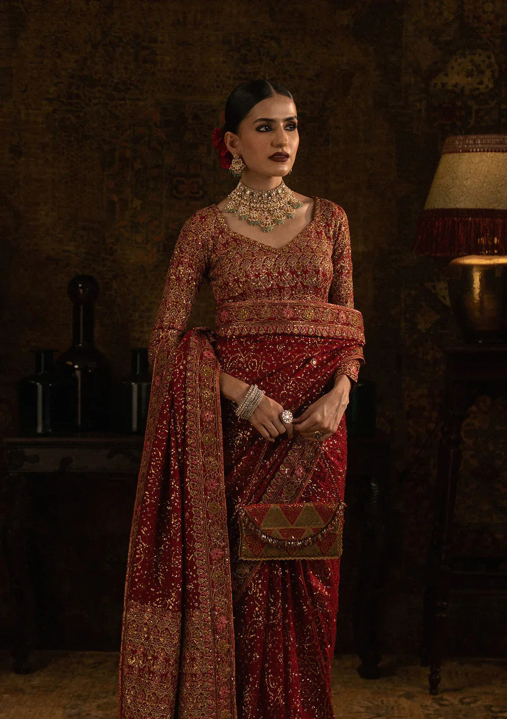 Aik Atelier | Sari Edit 25 | LOOK 01 - Rang-e-Khaas