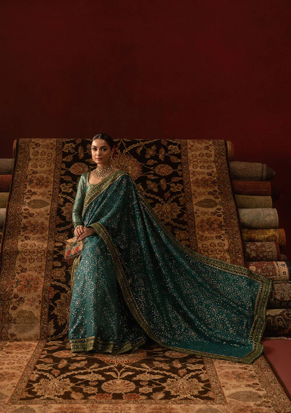Aik Atelier | Sari Edit 25 | LOOK 03 - Rang-e-Khaas