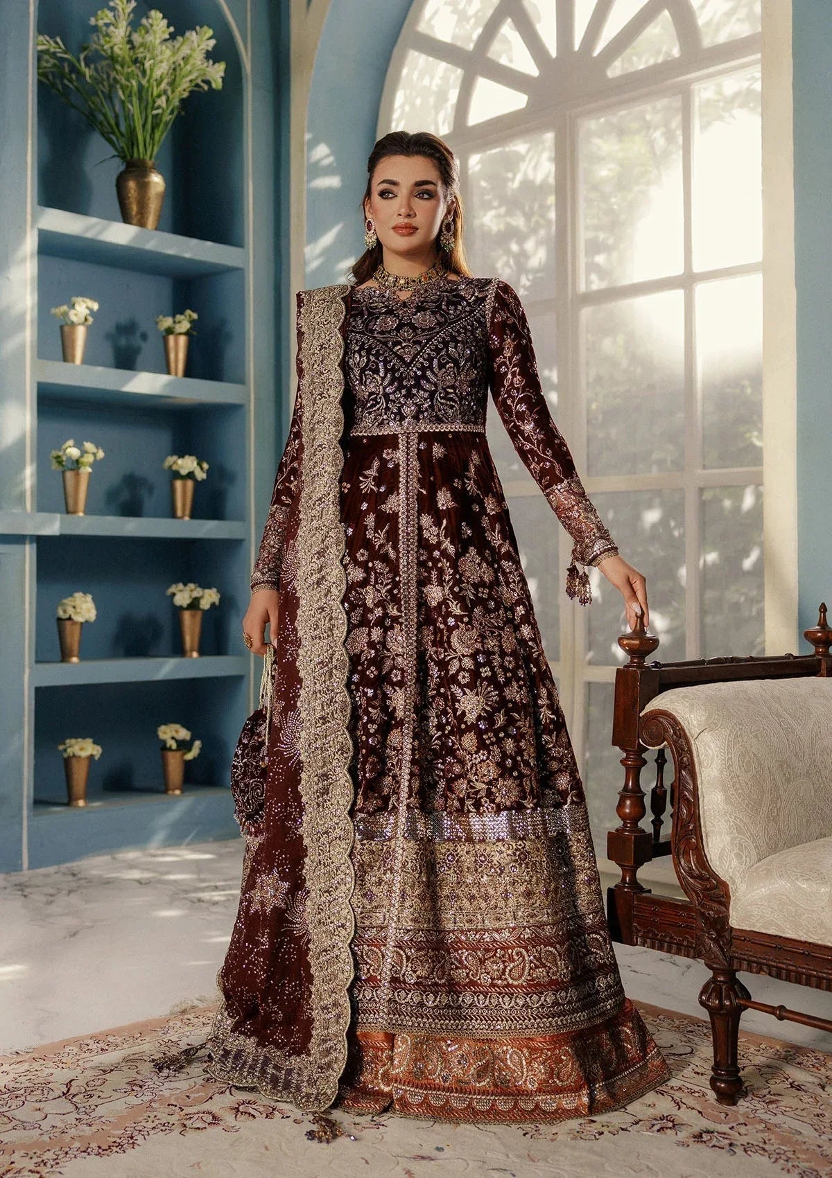 Aik Atelier | Udaipur Velvet 25 | LOOK 03 - Rang-e-Khaas