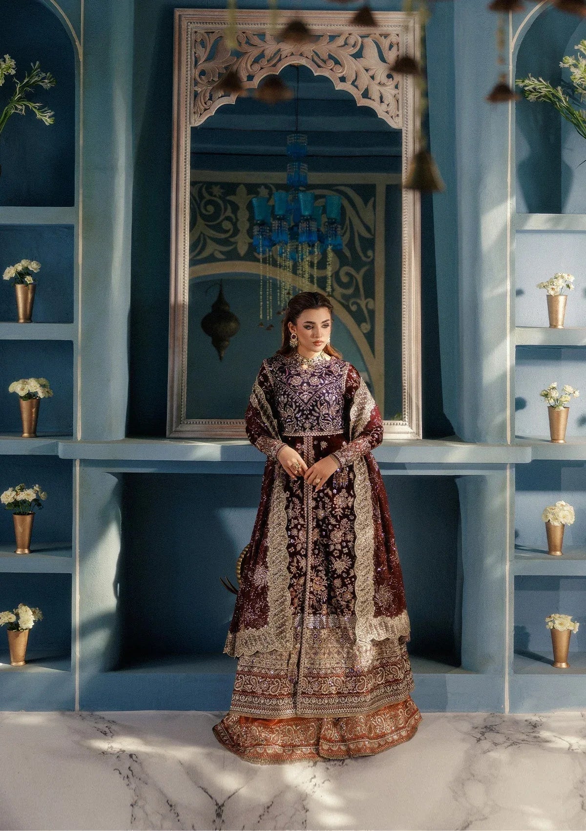 Aik Atelier | Udaipur Velvet 25 | LOOK 03 - Rang-e-Khaas