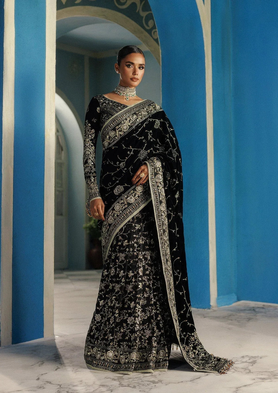 Aik Atelier | Udaipur Velvet 25 |  LOOK 04 - Rang-e-Khaas