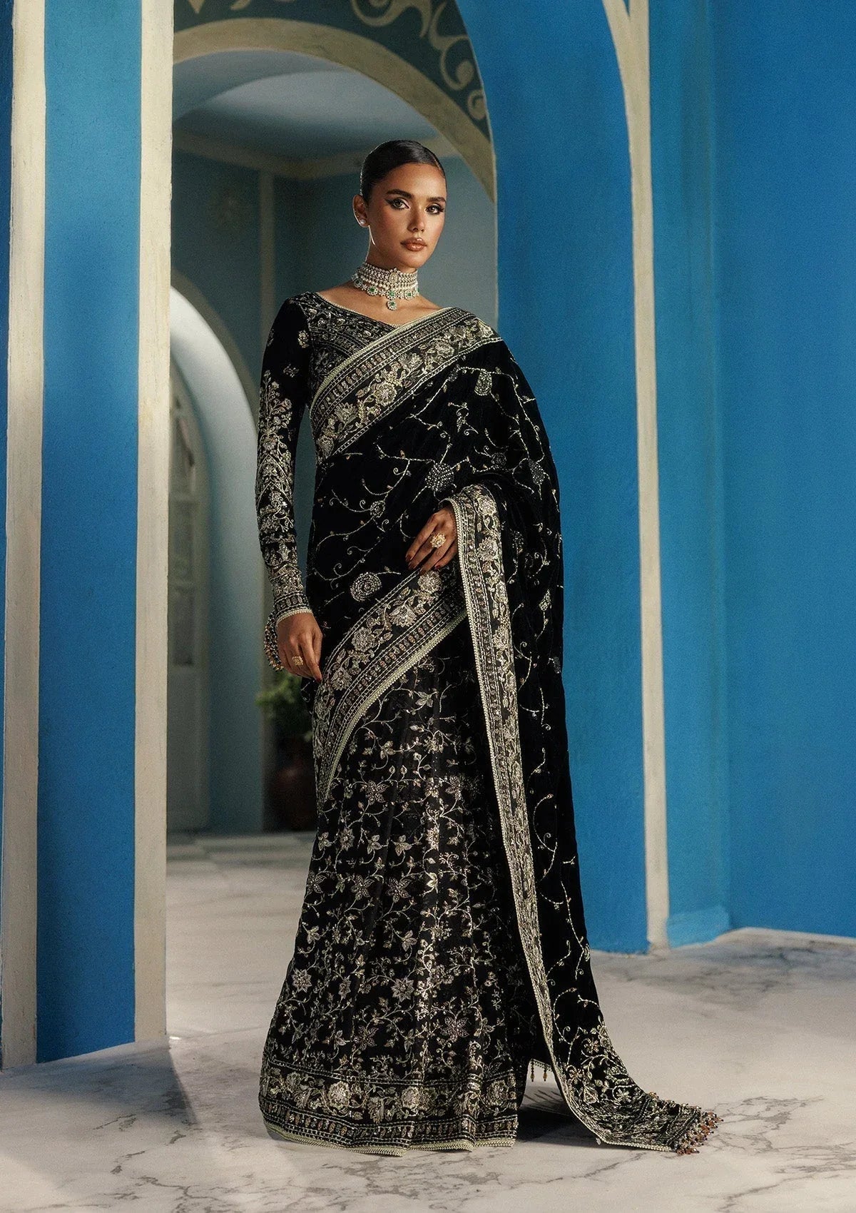 Aik Atelier | Udaipur Velvet 25 |  LOOK 04 - Rang-e-Khaas