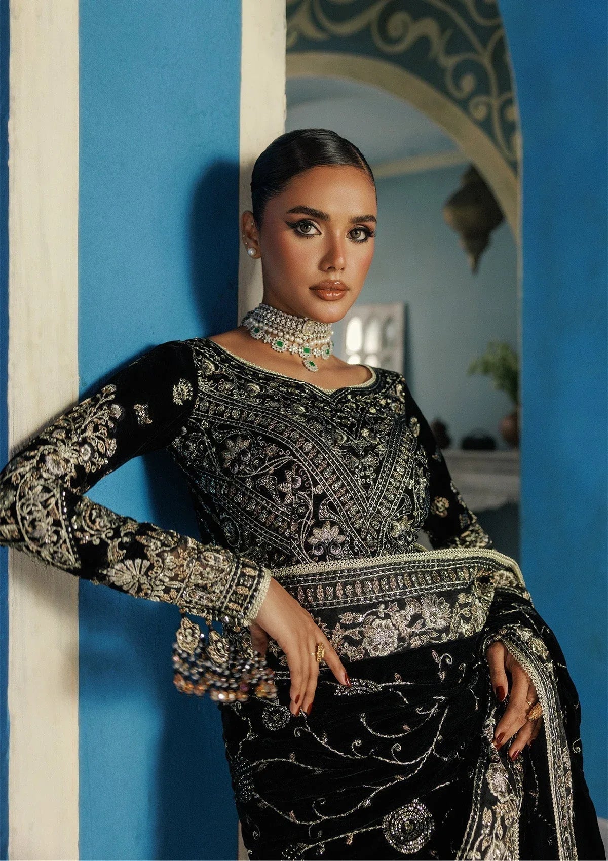 Aik Atelier | Udaipur Velvet 25 |  LOOK 04 - Rang-e-Khaas