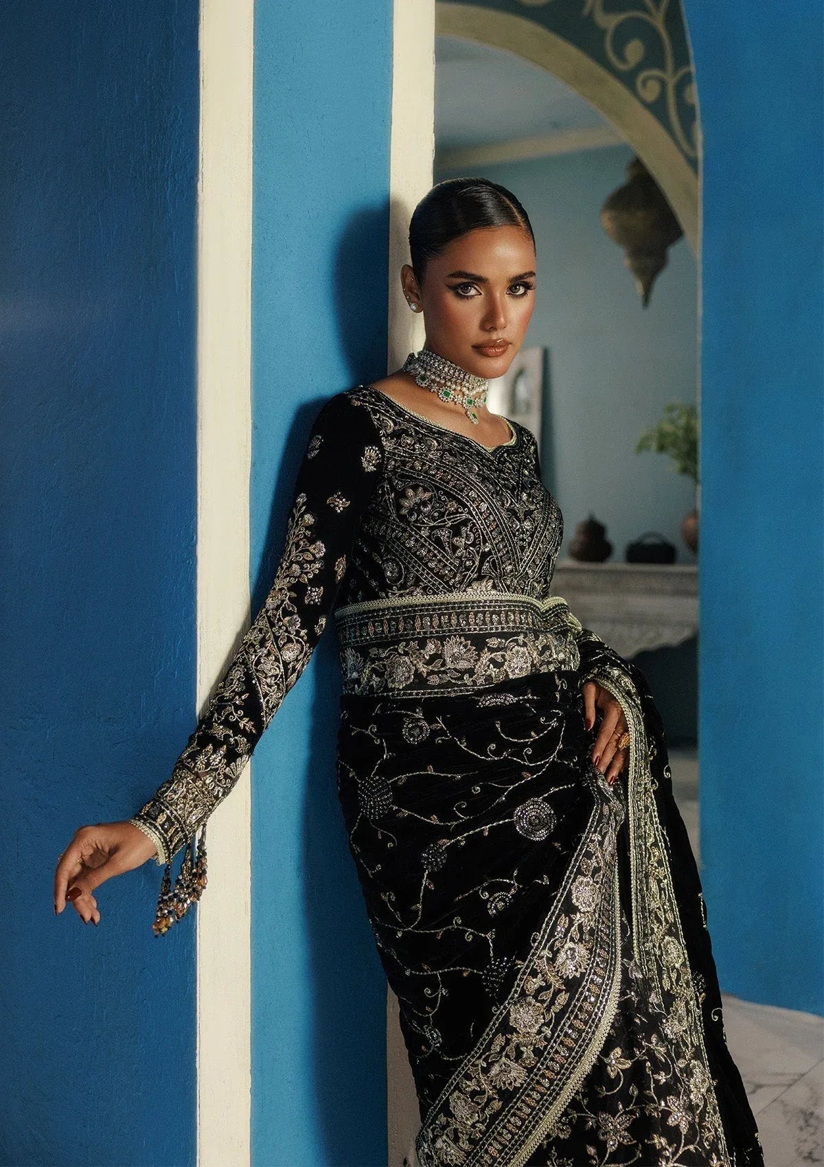 Aik Atelier | Udaipur Velvet 25 |  LOOK 04 - Rang-e-Khaas