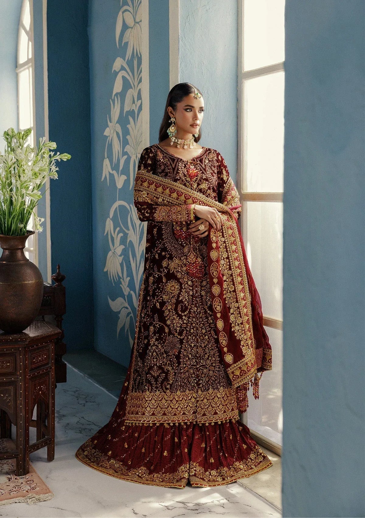 Aik Atelier | Udaipur Velvet 25 |  LOOK 05 - Rang-e-Khaas