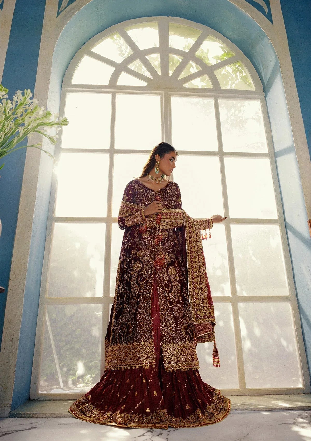 Aik Atelier | Udaipur Velvet 25 |  LOOK 05 - Rang-e-Khaas