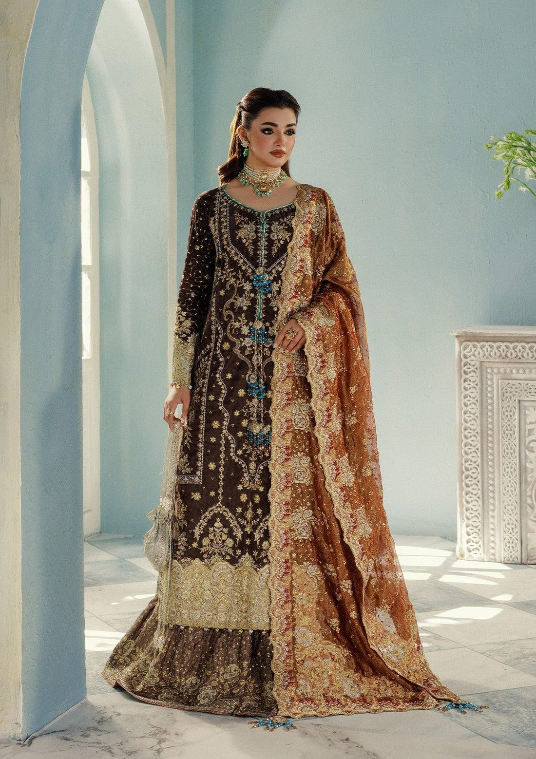 Aik Atelier | Udaipur Velvet 25 | LOOK 07 - Rang-e-Khaas