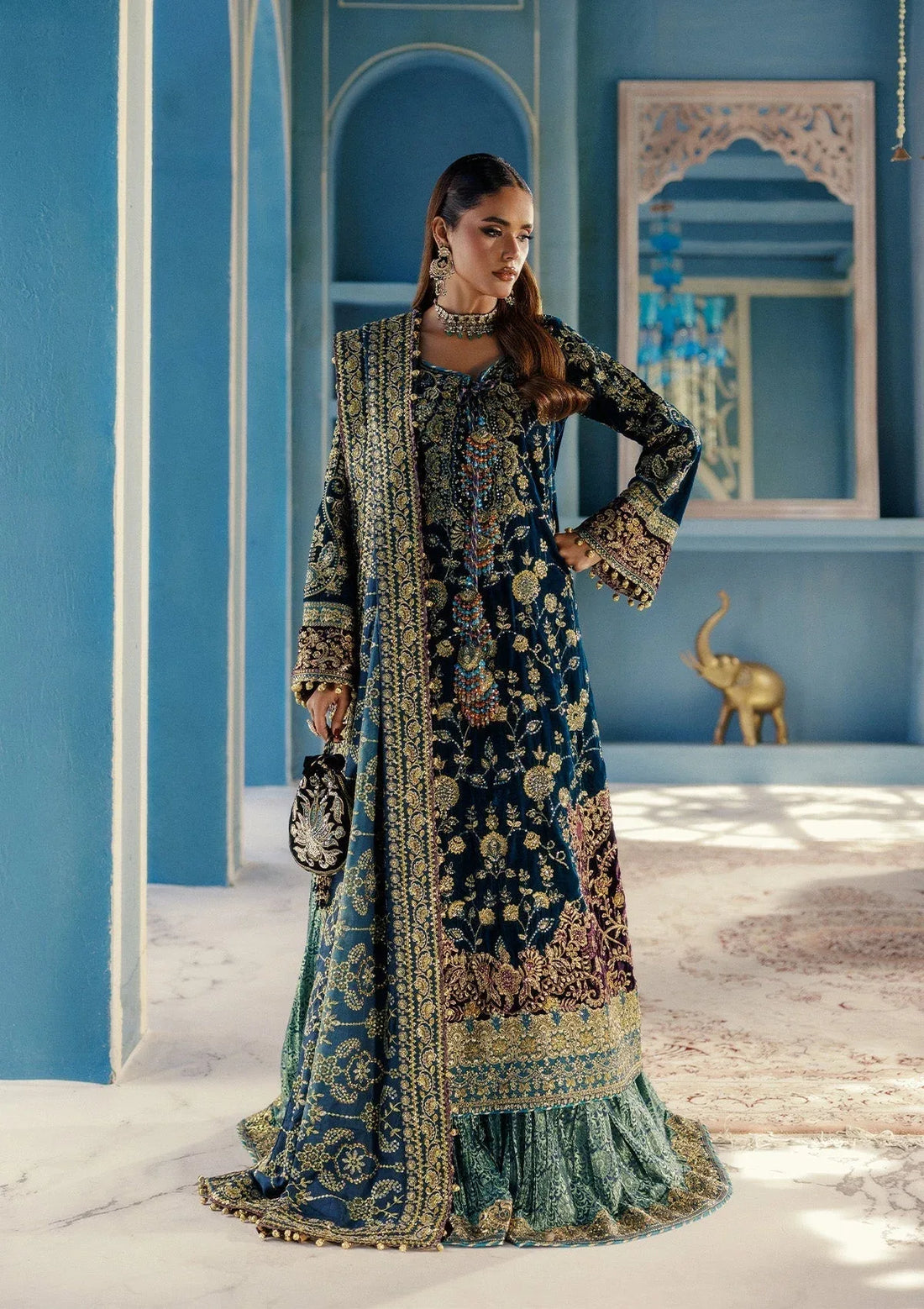 Aik Atelier | Udaipur Velvet 25 | LOOK 08 - Rang-e-Khaas
