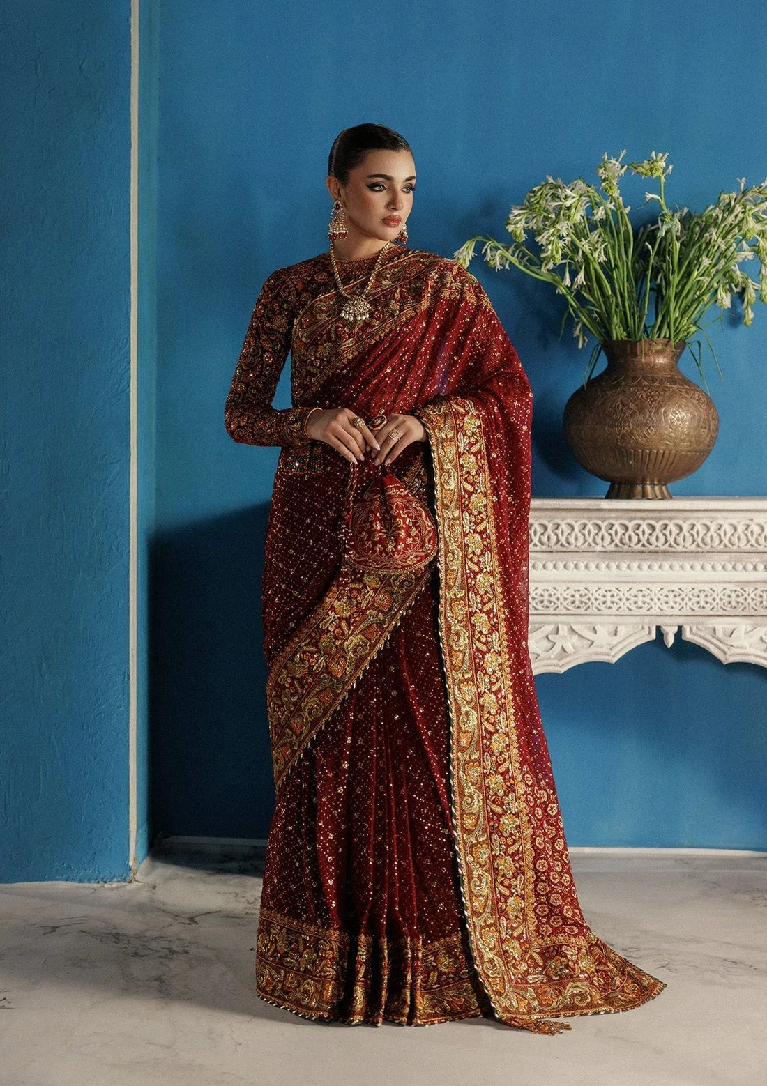 Aik Atelier | Udaipur Velvet 25 | LOOK 09 - Rang-e-Khaas