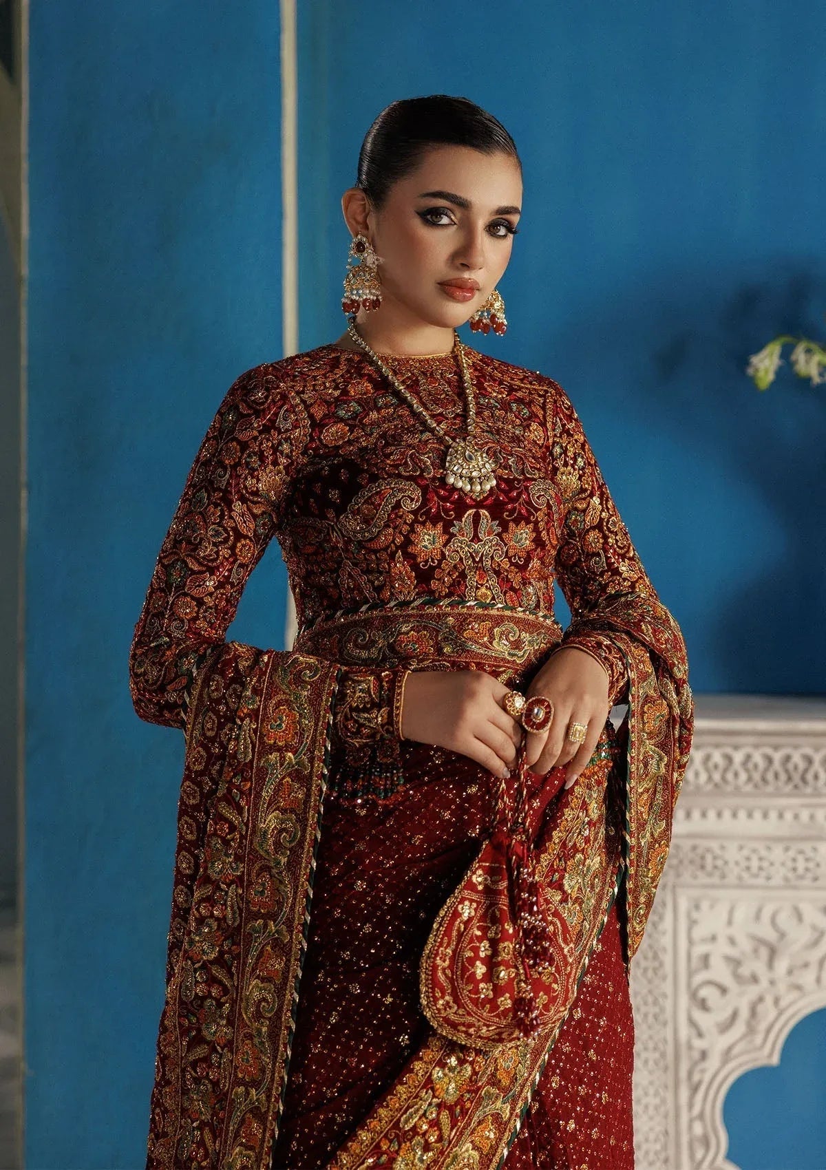 Aik Atelier | Udaipur Velvet 25 | LOOK 09 - Rang-e-Khaas