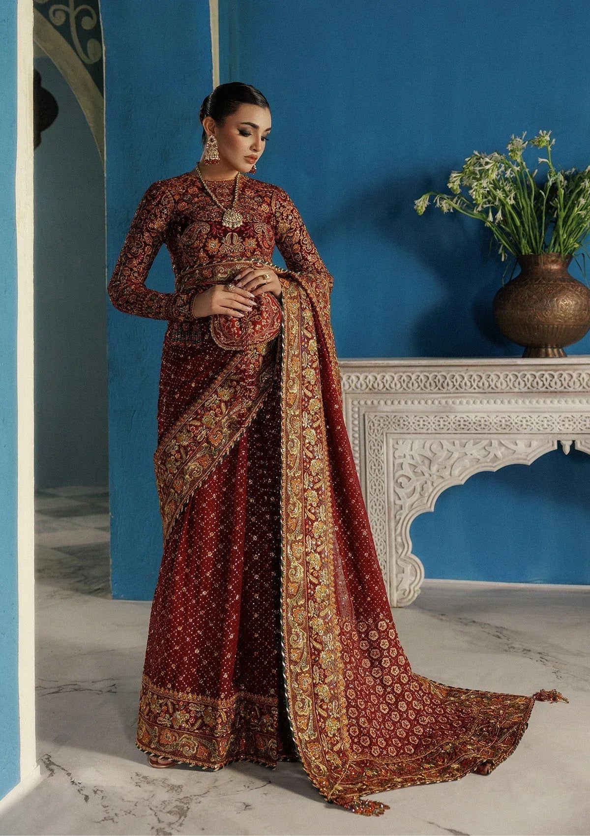 Aik Atelier | Udaipur Velvet 25 | LOOK 09 - Rang-e-Khaas