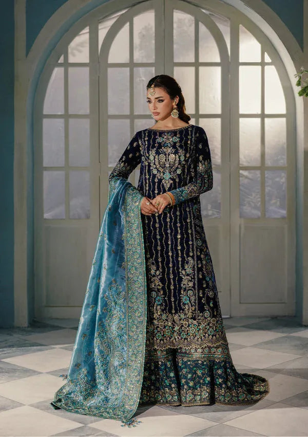 Aik Atelier | Udaipur Velvet 25 | LOOK 10 - Rang-e-Khaas