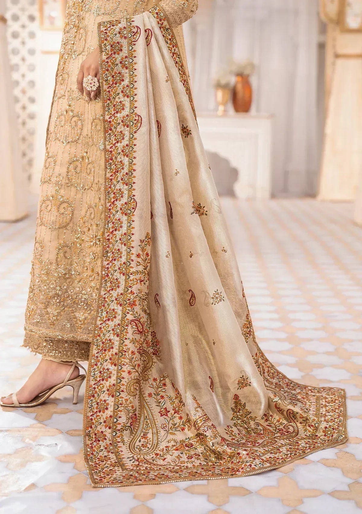 Aik Atelier | Wedding Festive 24 | Shawl - Rang-e-Khaas