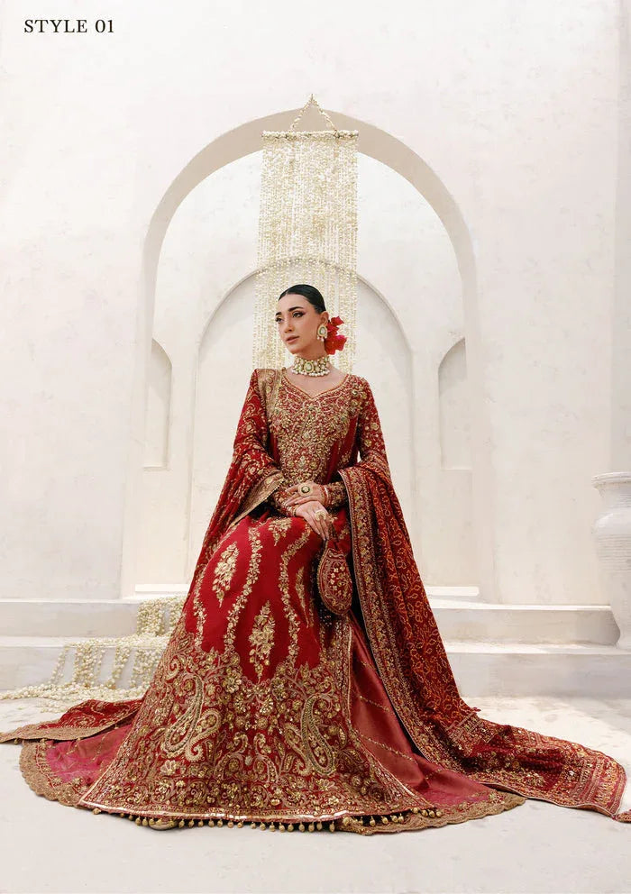 Aik Atelier | Wedding Festive 25 | WEDDING FESTIVE â'25 VOL. 2 - LOOK 01 - Rang-e-Khaas
