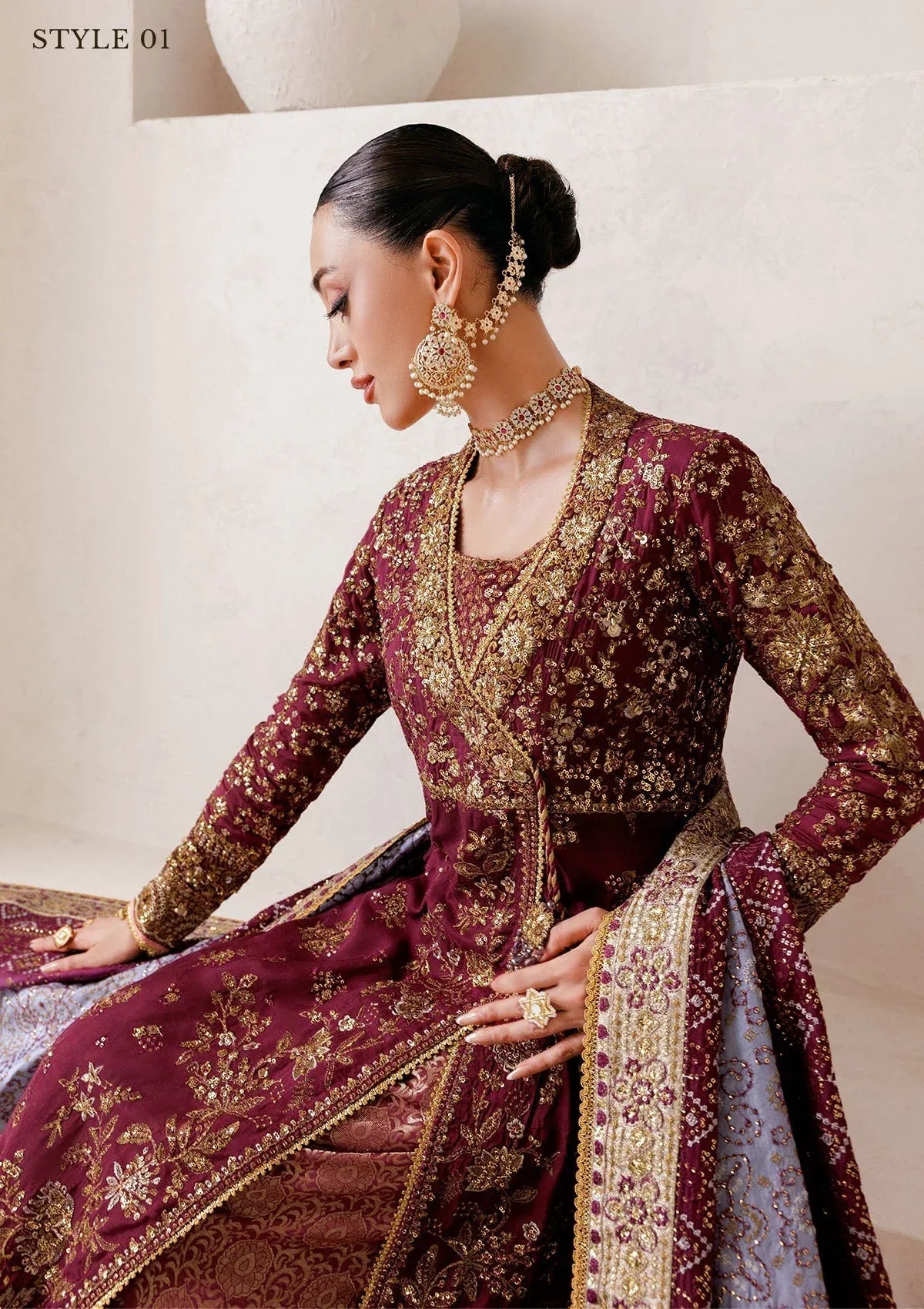 Aik Atelier | Wedding Festive 25 | WEDDING FESTIVE â'25 VOL. 2 - LOOK 04 - Rang-e-Khaas
