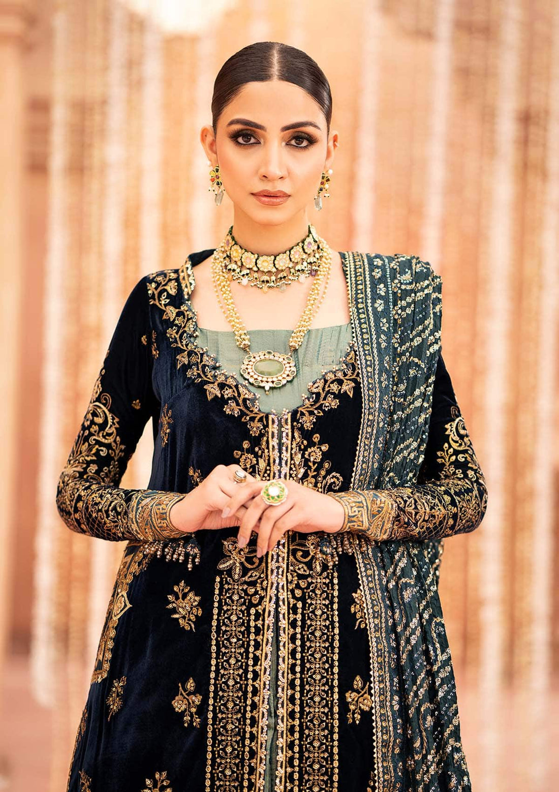 Aik Atelier | Zardozi Velvet 23 | 01 - Rang-e-Khaas