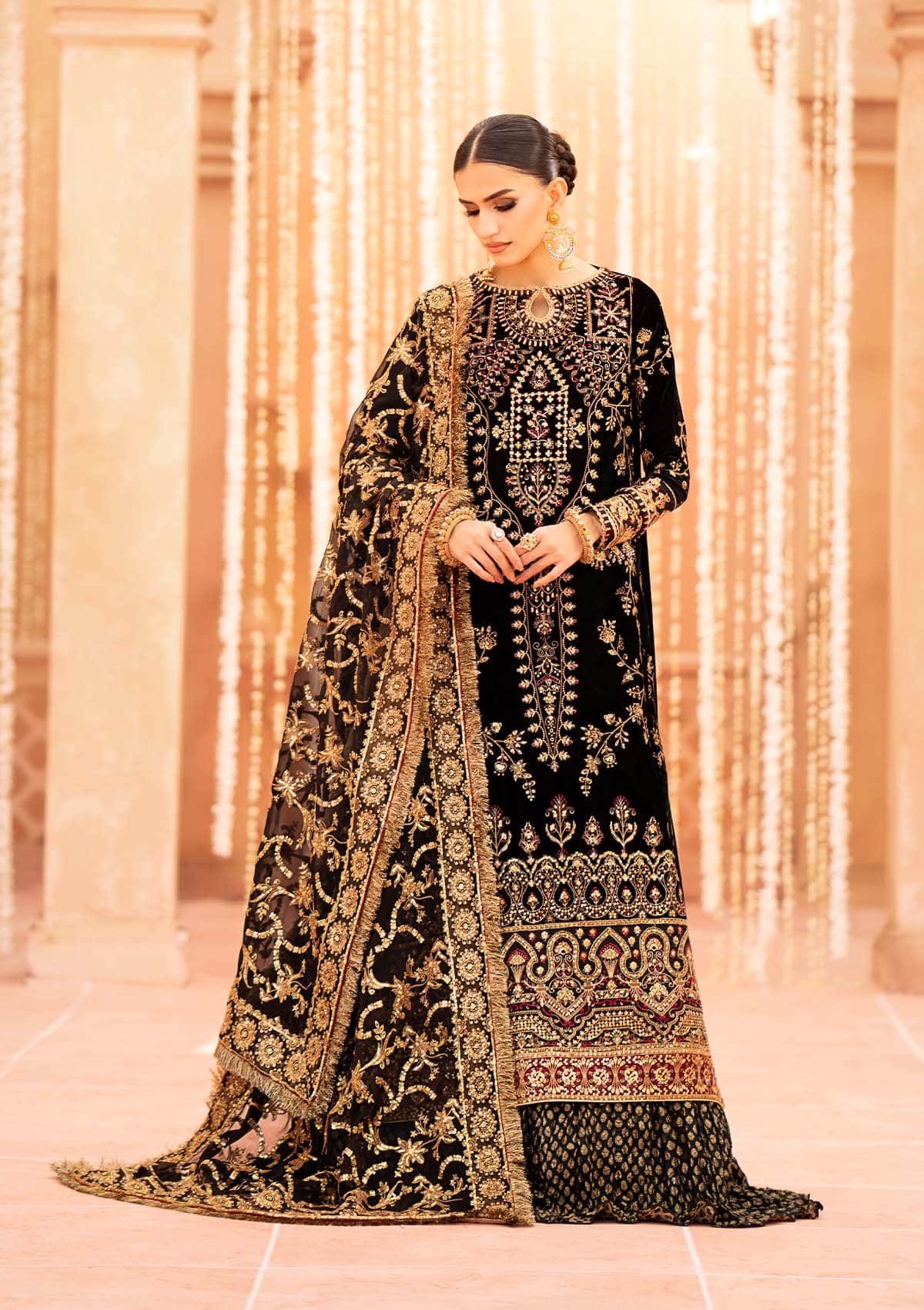 Aik Atelier | Zardozi Velvet 23 | 02 - Rang-e-Khaas