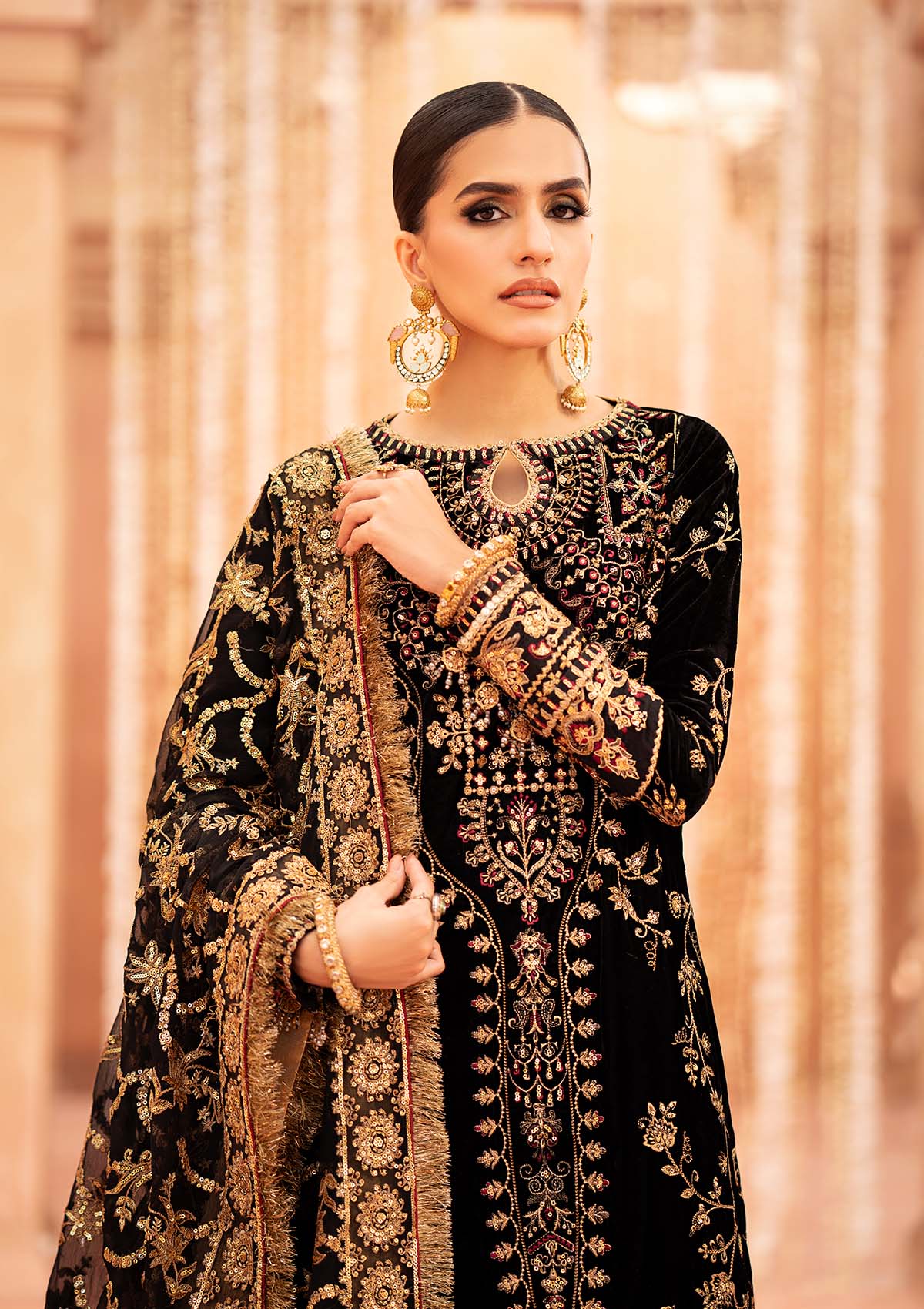 Aik Atelier | Zardozi Velvet 23 | 02 - Rang-e-Khaas