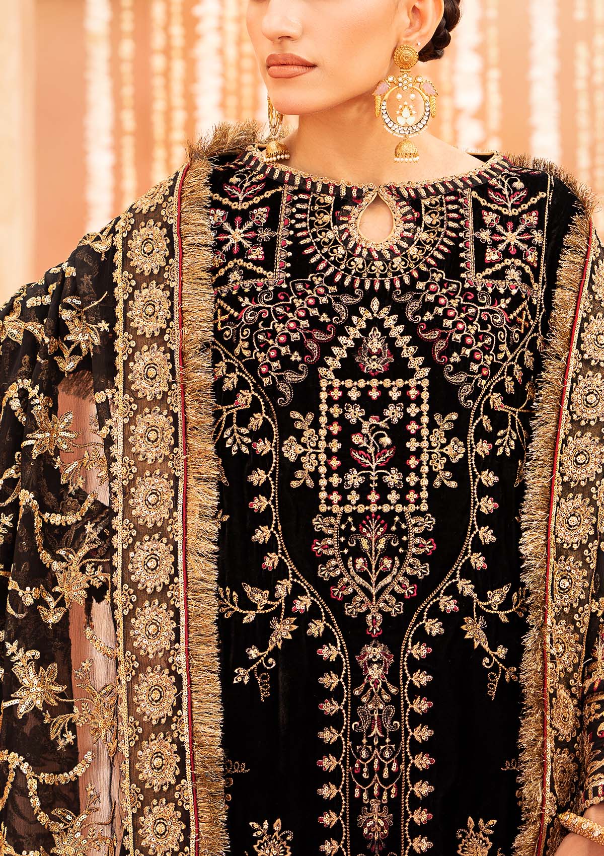 Aik Atelier | Zardozi Velvet 23 | 02 - Rang-e-Khaas