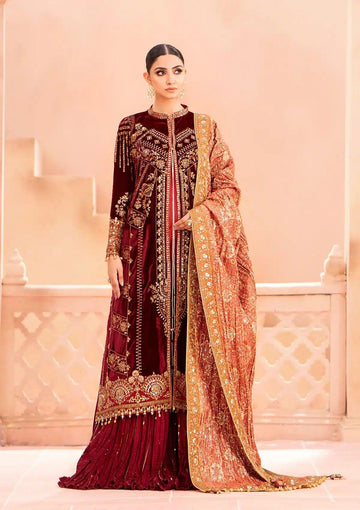 Aik Atelier | Zardozi Velvet 23 | 03 - Rang-e-Khaas