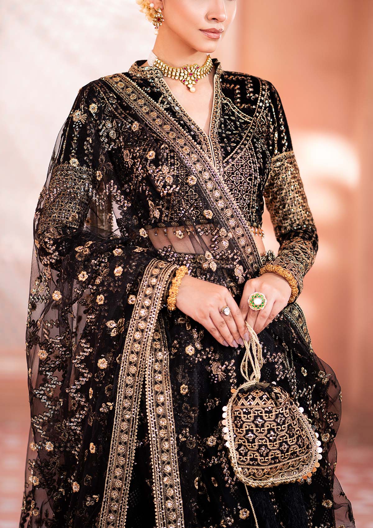 Aik Atelier | Zardozi Velvet 23 | 04 - Rang-e-Khaas