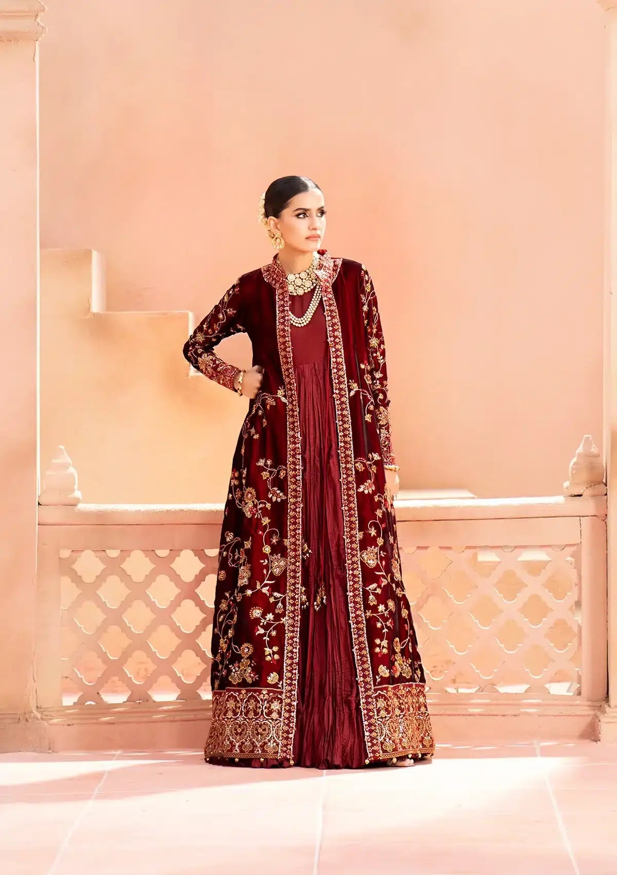 Aik Atelier | Zardozi Velvet 23 | 07 - Rang-e-Khaas