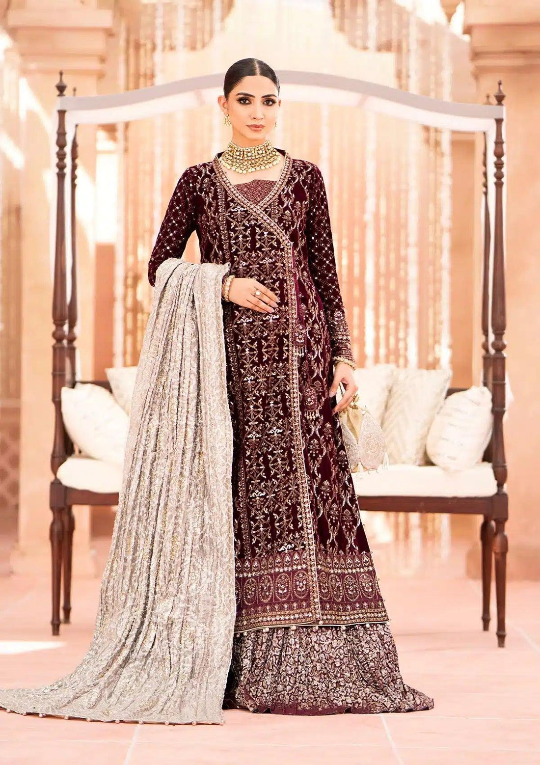 Aik Atelier | Zardozi Velvet 23 | 08 - Rang-e-Khaas