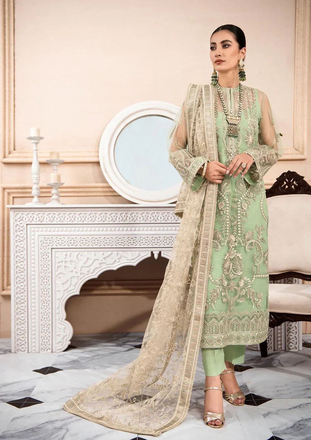 Aik Atelier | Formals Collection | LUMIERE - LOOK 03 - Rang-e-Khaas