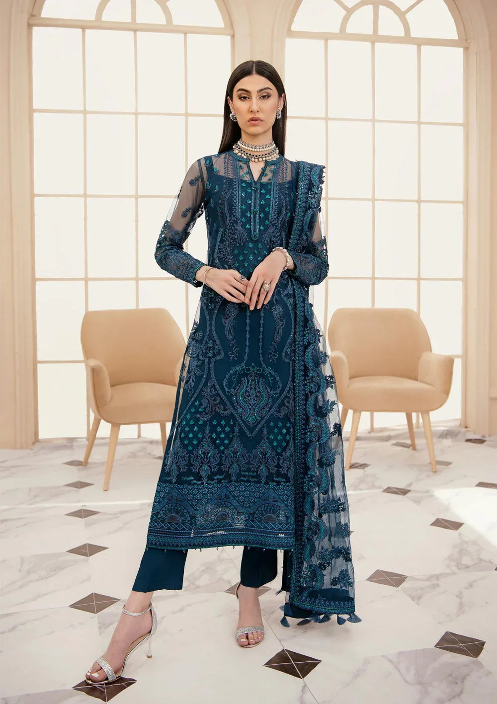 Aik Atelier | Formals Collection | LUMIERE - LOOK 07 - Rang-e-Khaas