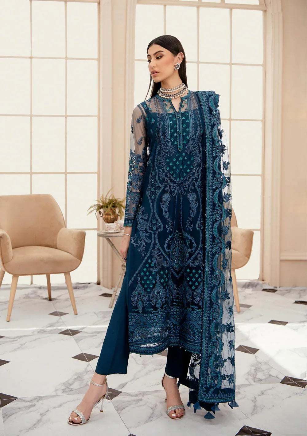 Aik Atelier | Formals Collection | LUMIERE - LOOK 07 - Rang-e-Khaas