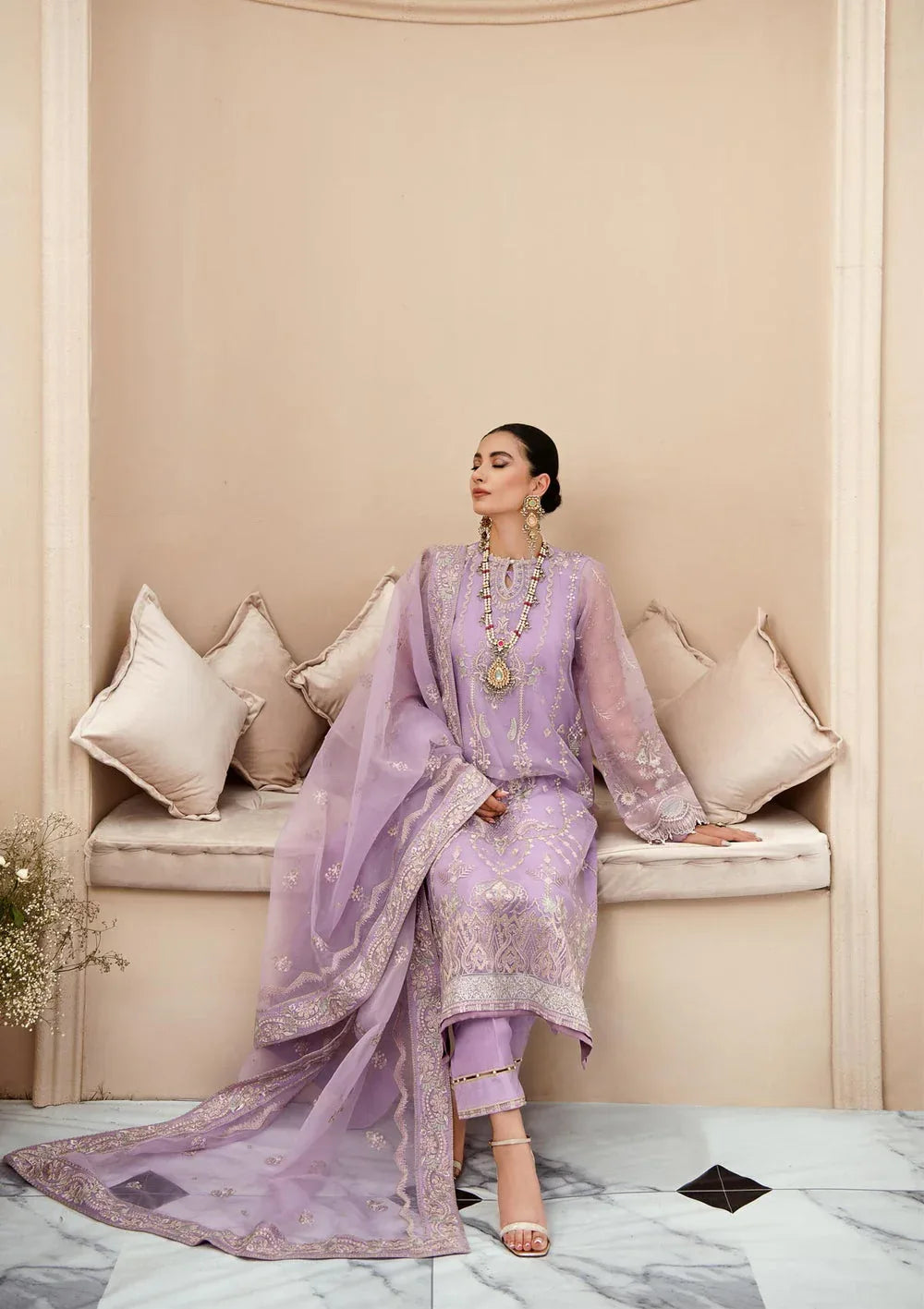 Aik Atelier | Formals Collection | LUMIERE - LOOK 01 - Rang-e-Khaas