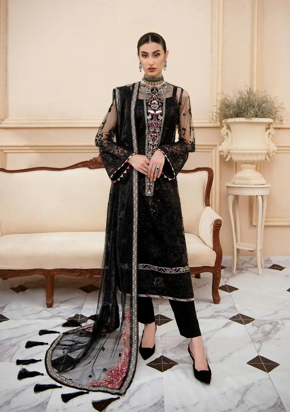 Aik Atelier | Formals Collection | LUMIERE - LOOK 02 - Rang-e-Khaas